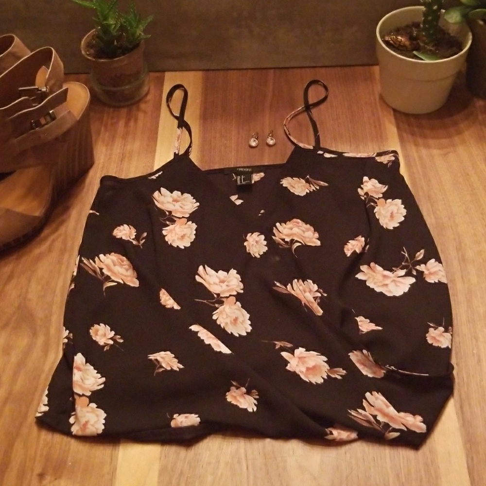 Loose Fit Floral Tank